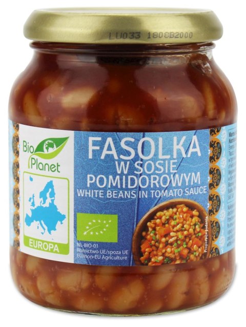 FASOLKA W SOSIE POMIDOROWYM BIO 360 g - BIO PLANET BIO PLANET - seria INNE