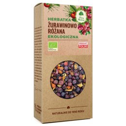 HERBATKA ŻURAWINOWO - RÓŻANA BIO 100 g - DARY NATURY DARY NATURY - herbatki BIO