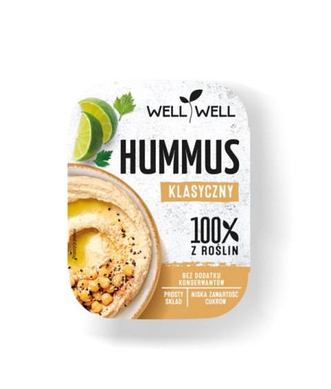 HUMMUS KLASYCZNY 125 g - WELL WELL WELL WELL (tofu, wędliny, pasty)