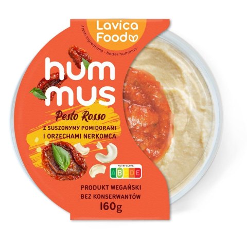 HUMMUS PESTO ROSSO 160 g - LAVICA FOOD LAVICA FOOD (hummusy, zupy)