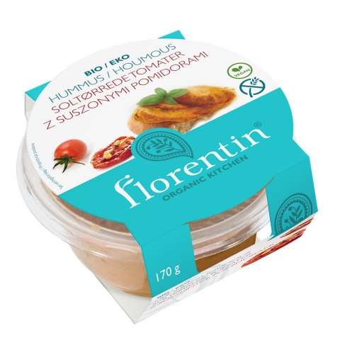 HUMMUS Z SUSZONYMI POMIDORAMI BEZGLUTENOWY BIO 170 g - FLORENTIN FLORENTIN (hummusy, falafel, pita)