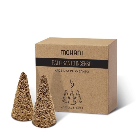 KADZIDEŁKA STOŻKOWE PALO SANTO (6 szt.) 20 g - MOHANI MOHANI (kosmetyki)