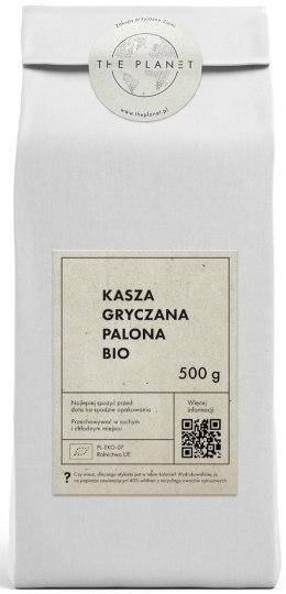 KASZA GRYCZANA PALONA BIO 500 g - THE PLANET THE PLANET (Zakupy przyjazne Ziemi)