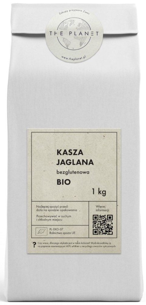 KASZA JAGLANA BEZGLUTENOWA BIO 1 kg - THE PLANET THE PLANET (Zakupy przyjazne Ziemi)