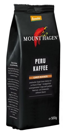 KAWA ZIARNISTA ARABICA 100 % PERU DEMETER BIO 500 g - MOUNT HAGEN MOUNT HAGEN (kawy)