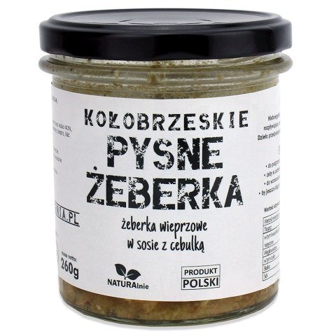 KOŁOBRZESKIE PYSNE ŻEBERKA 260 g - PIECARNIA PIECARNIA (pasty)