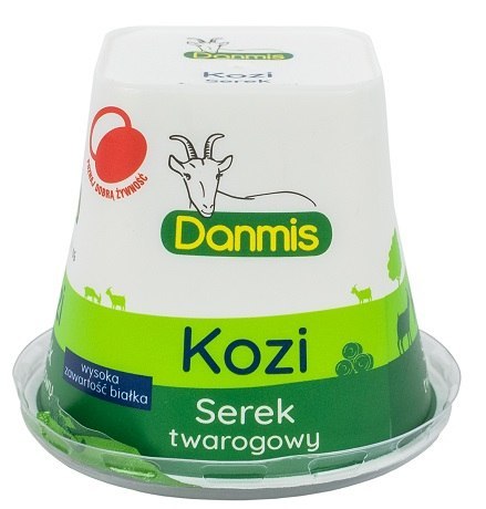 KOZI SER TWAROGOWY PIRAMIDKA 125 g - DANMIS DANMIS (nabiał z mleka koziego)