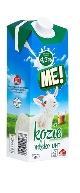 KOZIE MLEKO ME! UHT (4,2 % TŁUSZCZU) 1 L - WART-MILK ME! MU! (mleko kozie, krowie)