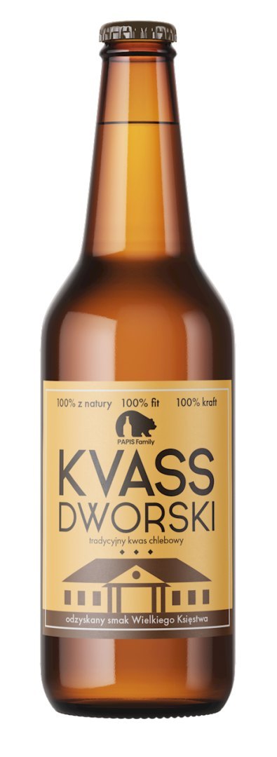 KWAS CHLEBOWY DWORSKI 500 ml - PAPIS FAMILY PAPIS FAMILY (kwasy chlebowe)