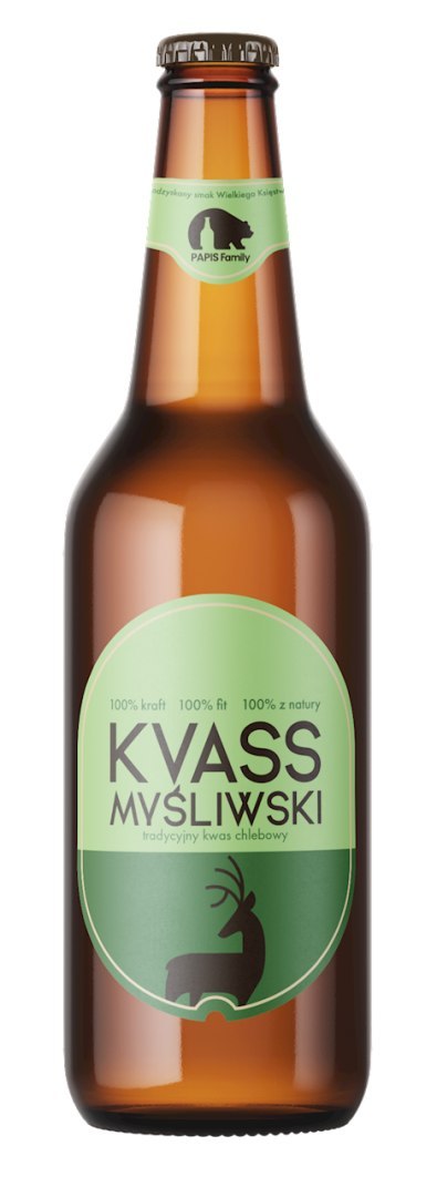 KWAS CHLEBOWY MYŚLIWSKI 330 ml - PAPIS FAMILY PAPIS FAMILY (kwasy chlebowe)