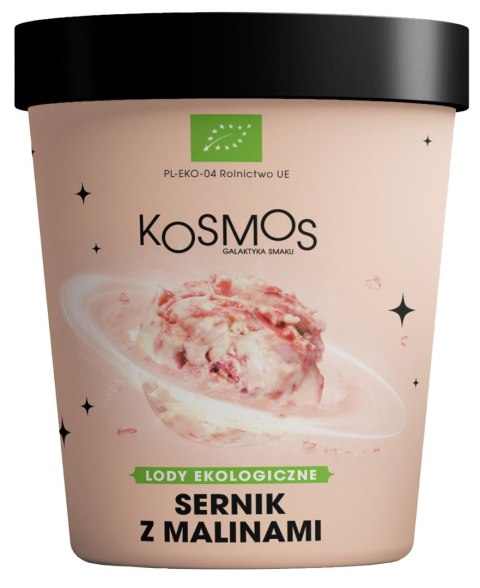 LODY RZEMIEŚLNICZE SERNIK Z MALINAMI BIO 475 ml - KOSMOS KOSMOS (MROŻONKI - lody)