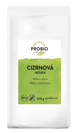 MĄKA Z CIECIERZYCY BEZGLUTENOWA BIO 450 g - PROBIO PROBIO (mieszanki do wypieków, mąki)