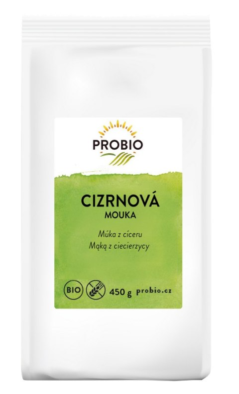 MĄKA Z CIECIERZYCY BEZGLUTENOWA BIO 450 g - PROBIO PROBIO (mieszanki do wypieków, mąki)