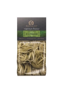 MAKARON (SEMOLINOWY ZE SZPINAKIEM) GNIAZDA 300 g - BARTOLINI (ARTISAN PASTA) BARTOLINI (makarony)