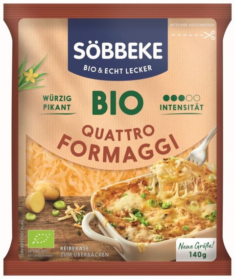 MIX CZTERECH TARTYCH SERÓW BIO 140 g - SOBBEKE SOBBEKE (nabiał z mleka krowiego)