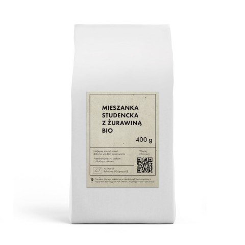 MIESZANKA STUDENCKA Z ŻURAWINĄ BIO 400 g - THE PLANET THE PLANET (Zakupy przyjazne Ziemi)