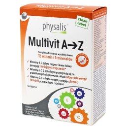 MULTIVIT A - Z 45 TABLETEK - PHYSALIS PHYSALIS (olejki eteryczne, suplementy)