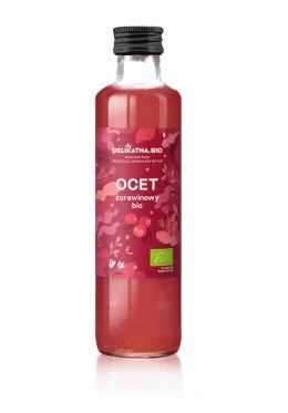 OCET ŻURAWINOWY BIO 250 ml - DELIKATNA DELIKATNA (kombucha, kimchi, zakwas)