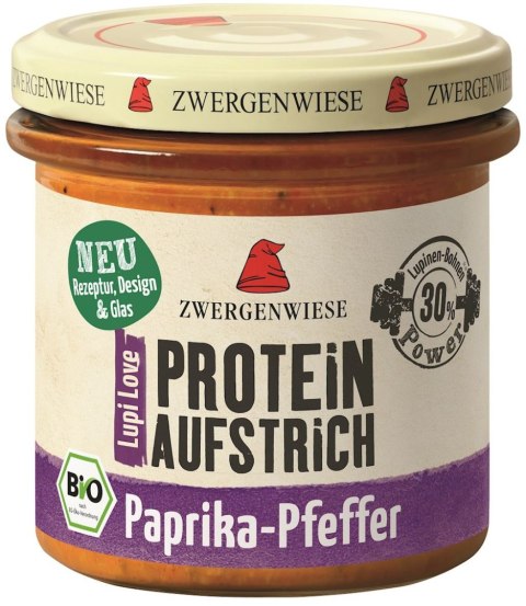 PASTA PROTEINOWA Z PAPRYKĄ I PIEPRZEM BEZGLUTENOWA BIO 135 g - ZWERGENWIESE ZWERGENWIESE (pasty, musy, sosy)