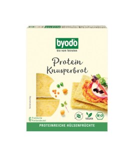 PIECZYWO CHRUPKIE PROTEINOWE CIECIERZYCA - SOCZEWICA - GROCH BEZGLUTENOWE BIO (6 x 18,34 g) 110 g - BYODO BYODO (sosy, majonezy, musztardy)