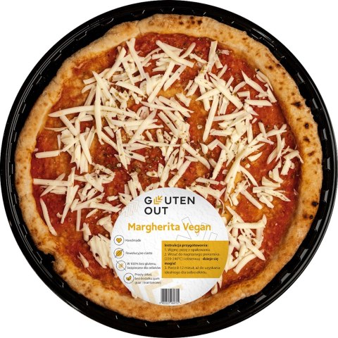 PIZZA MARGHERITA WEGAŃSKA BEZGLUTENOWA 300 g - GLUTEN OUT GLUTEN OUT (pizza)