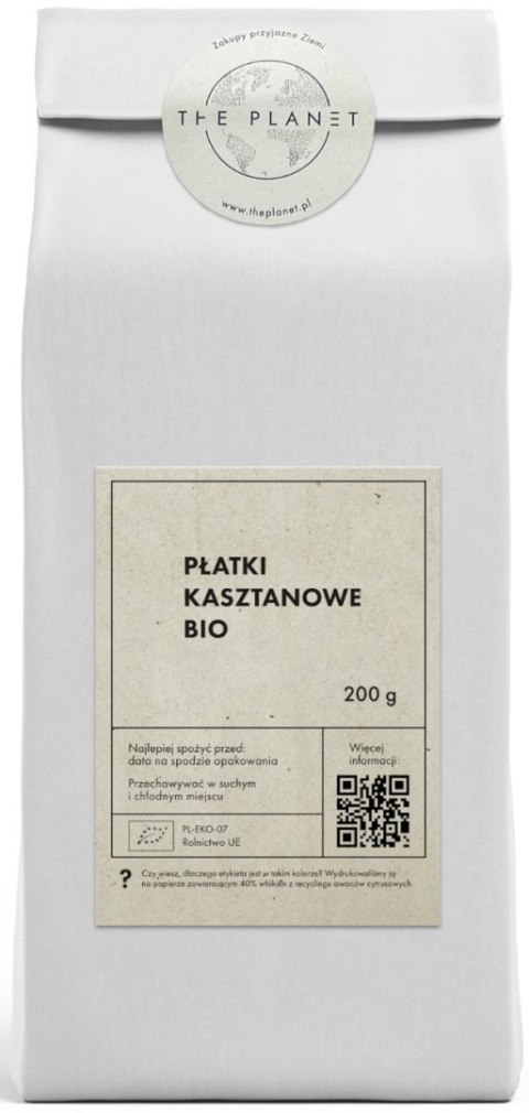 PŁATKI KASZTANOWE BIO 200 g - THE PLANET THE PLANET (Zakupy przyjazne Ziemi)