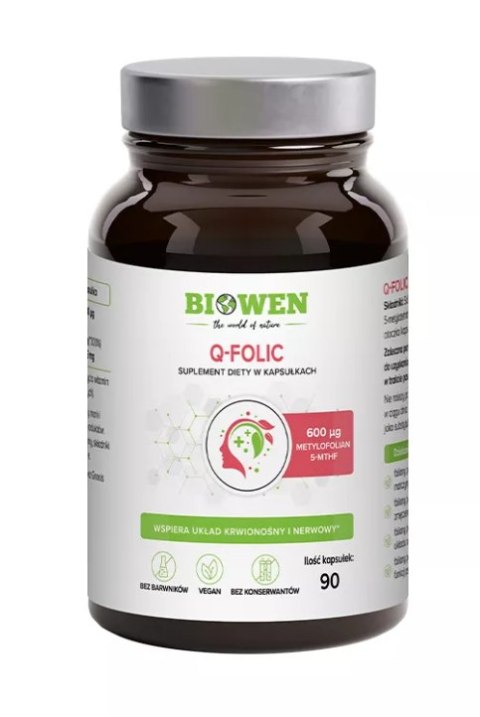 Q-FOLIC 90 KAPSUŁEK - HEMPKING (BIOWEN) HEMPKING (suplementy diety, kosmetyki)