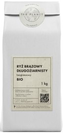 RYŻ BRĄZOWY DŁUGOZIARNISTY BEZGLUTENOWY BIO 1 kg - THE PLANET THE PLANET (Zakupy przyjazne Ziemi)
