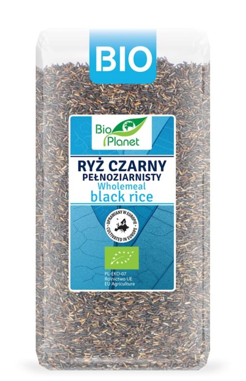 RYŻ CZARNY PEŁNOZIARNISTY (UPRAWIANY W EUROPIE) BIO 500 g - BIO PLANET BIO PLANET - seria NIEBIESKA (ryże, kasze, ziarna)