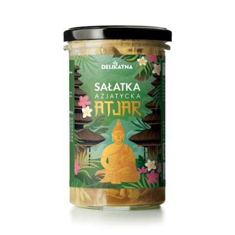 SAŁATKA AZJATYCKA ATJAR 500 g - DELIKATNA DELIKATNA (kombucha, kimchi, zakwas)