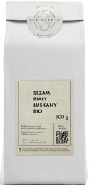 SEZAM BIAŁY ŁUSKANY BIO 500 g - THE PLANET THE PLANET (Zakupy przyjazne Ziemi)