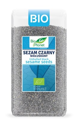 SEZAM CZARNY NIEŁUSKANY BIO 400 g - BIO PLANET BIO PLANET - seria NIEBIESKA (ryże, kasze, ziarna)