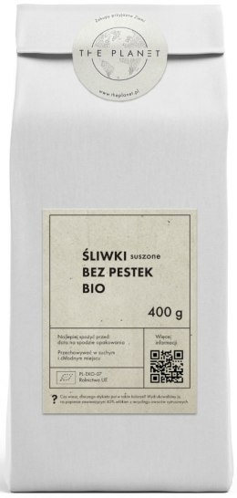 ŚLIWKI SUSZONE BIO 400 g - THE PLANET (PRODUKT SEZONOWY) THE PLANET (Zakupy przyjazne Ziemi)