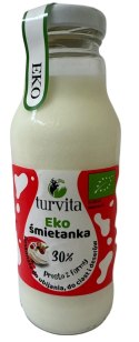 ŚMIETANKA 30 % BIO 300 ml - TURVITA TURVITA (nabiał z mleka krowiego)