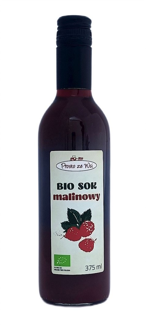 SOK MALINOWY NFC BIO 375 ml - PROSTO ZE WSI PROSTO ZE WSI (soki przecierowe)