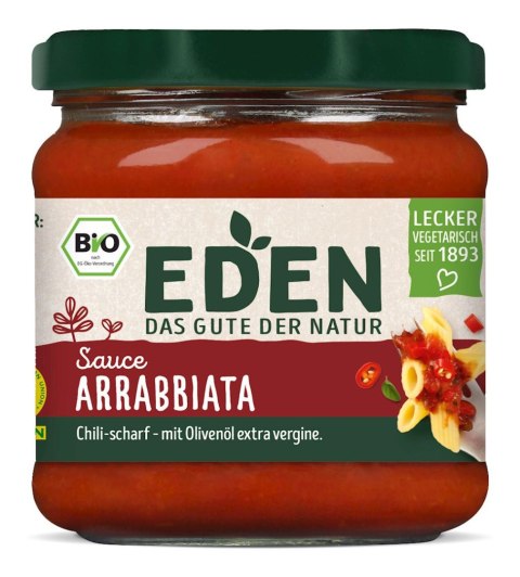 SOS POMIDOROWY ARRABBIATA BIO 375 g - EDEN EDEN (sosy, dania wegańskie)