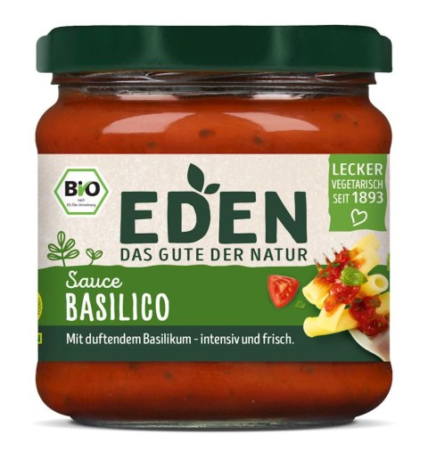 SOS POMIDOROWY Z BAZYLIĄ BIO 375 g - EDEN EDEN (sosy, dania wegańskie)