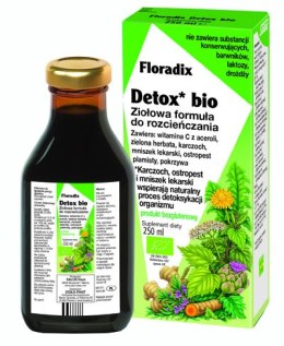 SUPLEMENT DIETY DETOX W PŁYNIE BEZGLUTENOWY BIO 250 ml - SALUS (FLORADIX) SALUS (soki)