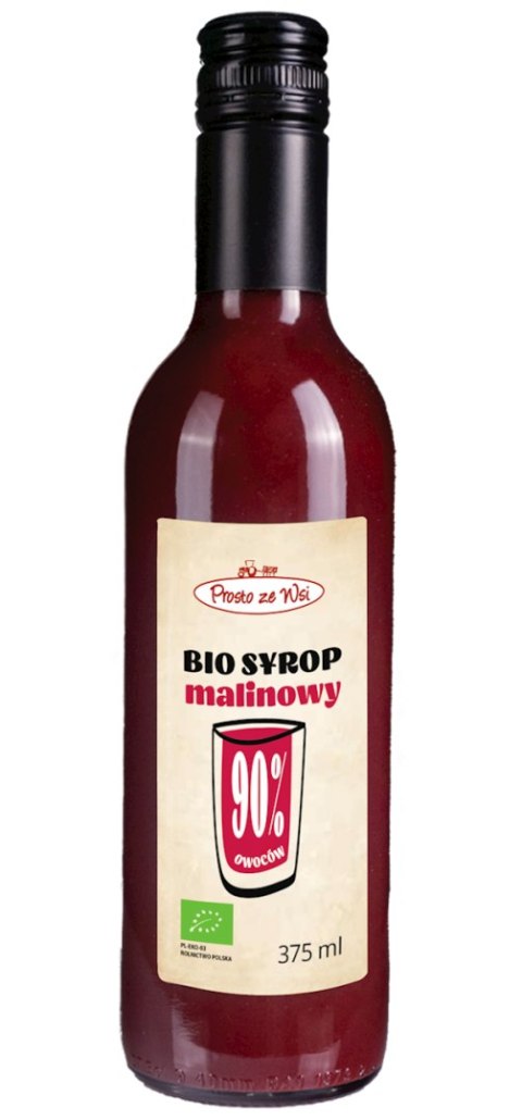 SYROP MALINOWY BIO 375 ml - PROSTO ZE WSI PROSTO ZE WSI (soki przecierowe)