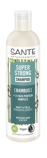 SZAMPON WZMACNIAJĄCY DO WŁOSÓW SŁABYCH I ŁAMLIWYCH BAMBUS I KOMPLEKS PROTEINOWY ECO 250 ml - SANTE SANTE (kosmetyki)