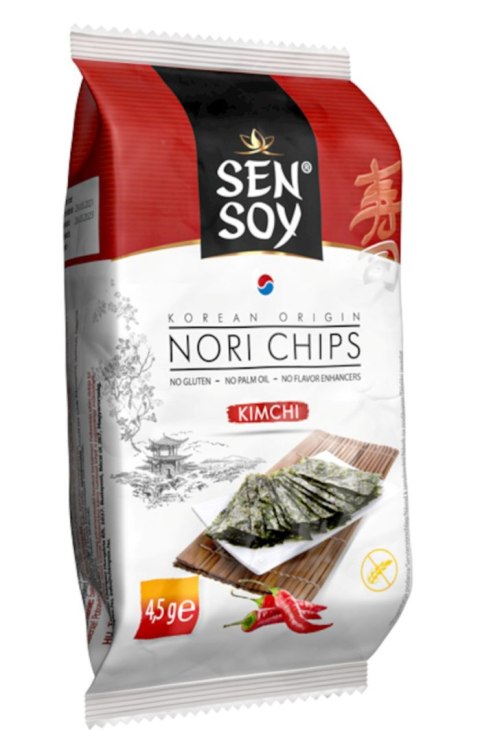 CHIPSY NORI KIMCHI BEZGLUTENOWE 4,5 g - SEN SOY SEN SOY (chipsy nori)