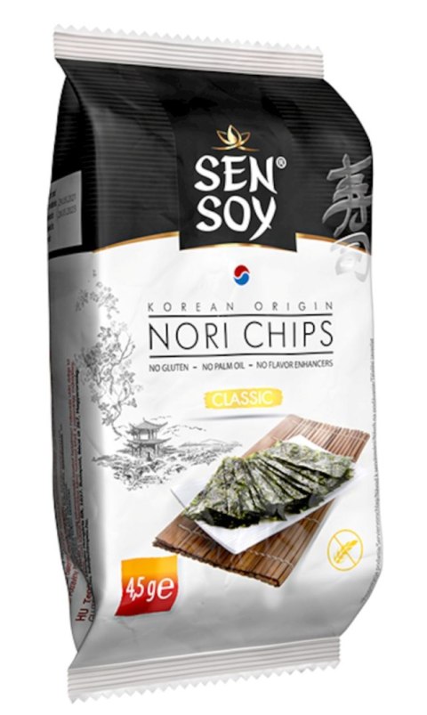 CHIPSY NORI KLASYCZNE BEZGLUTENOWE 4,5 g - SEN SOY SEN SOY (chipsy nori)