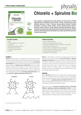 CHLORELLA + SPIRULINA BIO 200 TABLETEK - PHYSALIS PHYSALIS (olejki eteryczne, suplementy)