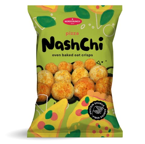 CHRUPKI PROTEINOWE O SMAKU PIZZY 60 g - NORDCRUNCH NORDCRUNCH (chrupki, chipsy)