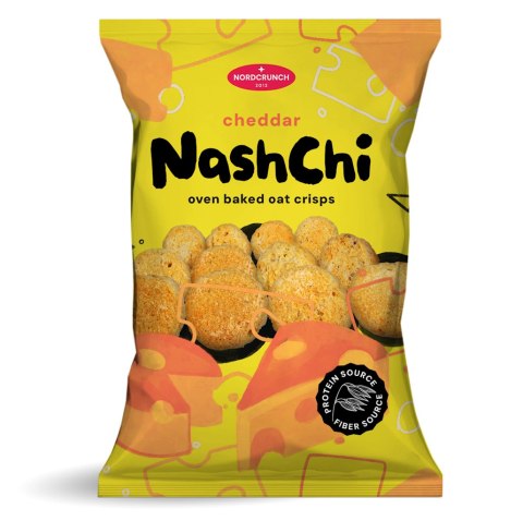 CHRUPKI PROTEINOWE O SMAKU SERA CHEDDAR 60 g - NORDCRUNCH NORDCRUNCH (chrupki, chipsy)