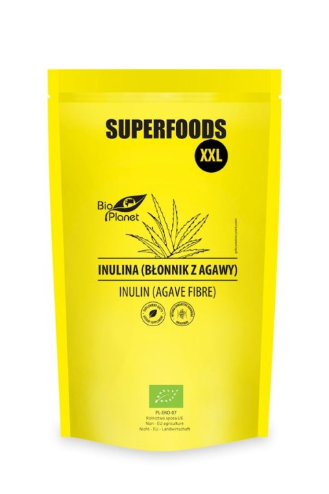INULINA (BŁONNIK Z AGAWY) BIO 600 g - BIO PLANET SUPERFOODS BIO PLANET - seria SUPERFOODS