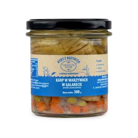 KARP W WARZYWACH W GALARECIE BEZGLUTENOWY 300 g - SMOLIN FISH SMOLIN FISH (z półki)