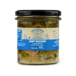 KARP WĘDZONY W ZALEWIE POROWEJ BEZGLUTENOWY 300 g - SMOLIN FISH SMOLIN FISH (z półki)