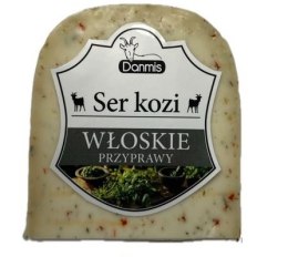 KOZI SER DOJRZEWAJĄCY Z WŁOSKIMI PRZYPRAWAMI 200 g - DANMIS DANMIS (nabiał z mleka koziego)