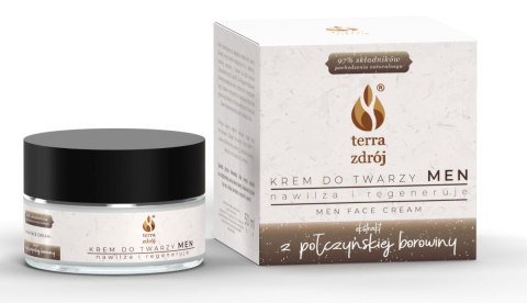 KREM DO TWARZY DLA MĘŻCZYZN NAWILŻAJĄCO - REGENERUJĄCY 50 ml - TERRA ZDRÓJ (SERIA BOROWINOWA) TERRA ZDRÓJ (kosmetyki)